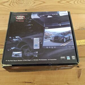 Pyle Plrd92 9 Inch Car Flip Down Montor And Dvd Player
